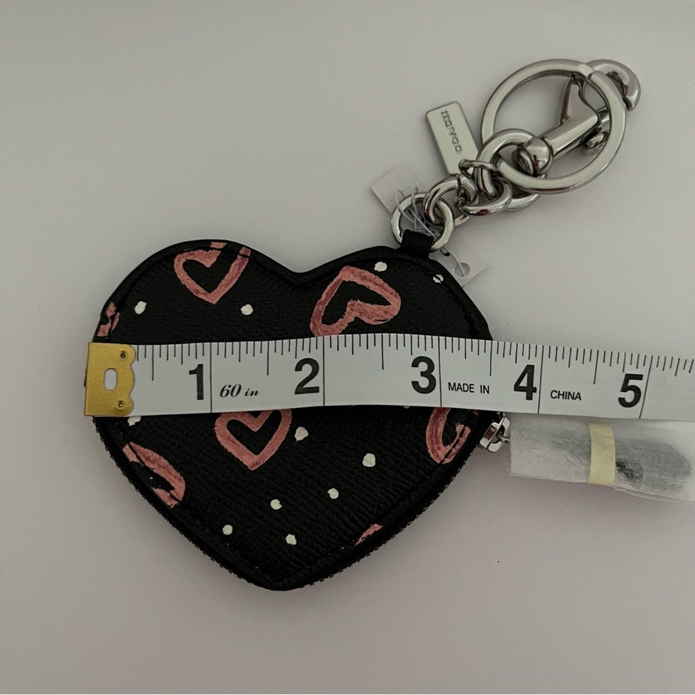 Coach Coin Pouch Bag Charm With Crayon Hearts Print
NWT - Picture 8 of 10